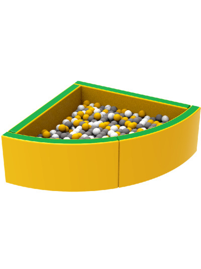 Сухой бассейн для детей угловой 110х110 см HOP-HOP